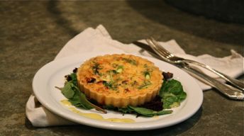 Smoked Salmon & Asparagus Quiche